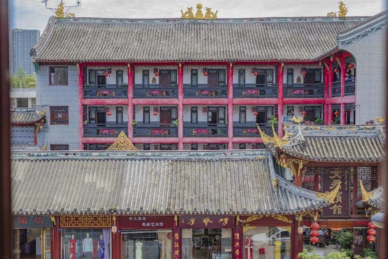 Chengdu Dreamstravelwenjuncourtyardhotel מראה חיצוני תמונה